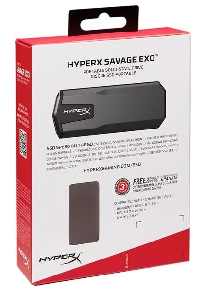 HyperX Savage 480GB Taşınabilir SSD SHSX100/480G