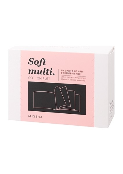 Missha Soft 5 Layer Cotton Sheet (80 Adet)