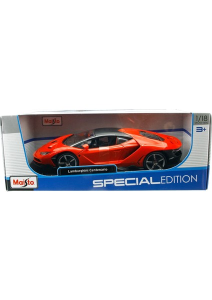 Special Edition 1:18 Lamborghini Centenario Kırmızı modelleri
