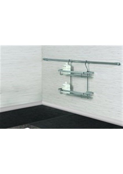 Klasik İki Küçük Rafli Baharatlik S-4005