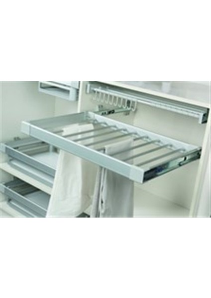 Yan Bağlantili Teleskopik Ray Aliminyum Pantolonluk 55 Cm S-6204