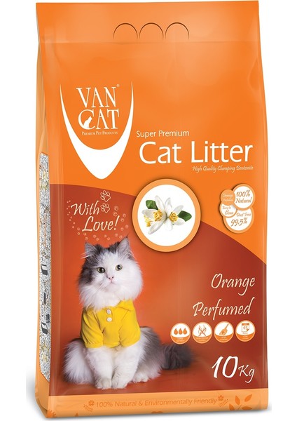 Kedi Kumu İnce Portakal Kolulu 2 x 10 Kg