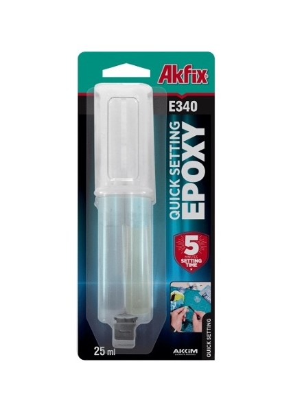 Hızlı Epoxy Yapıştırıcı E340 25 ml