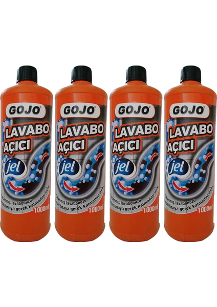 Lavabo Açıcı Jel 4'Lü Paket