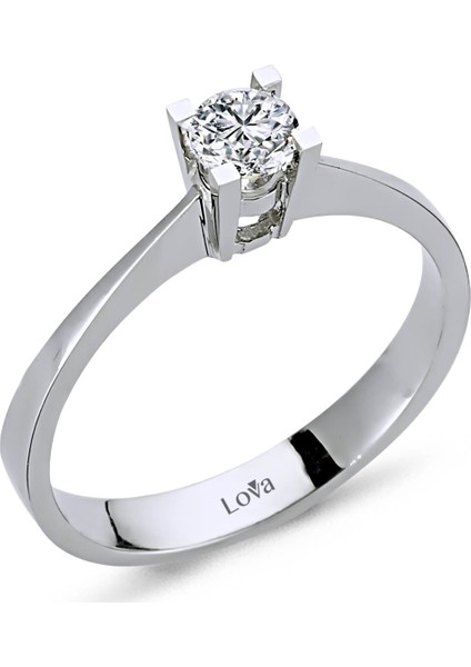 Lova H-VS 0,24 Karat Pırlanta Tektaş Yüzük 1010026