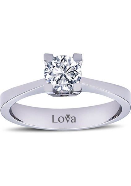 Lova G Renk 0,58 Karat Pırlanta Tektaş Yüzük 1010027
