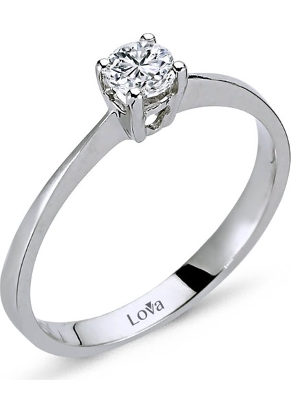 Lova 0,22 Karat Pırlanta Tektaş Yüzük 1010043