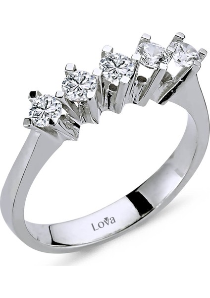 Lova 0,55 Karat Pırlanta Beştaş Yüzük 1010071