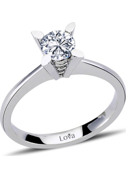 Lova G Renk 0,50 Karat Pırlanta Tektaş Yüzük 1020044