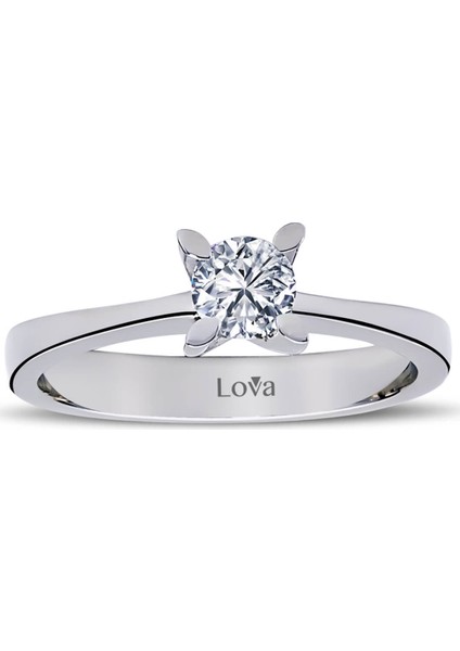 Lova F Renk 0,36 Karat Pırlanta Tektaş Yüzük 1020053