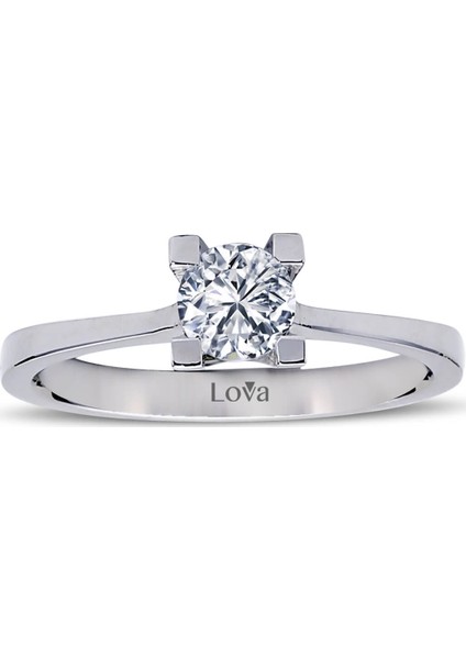 Lova H Renk 0,48 Karat Pırlanta Tektaş Yüzük 1020097