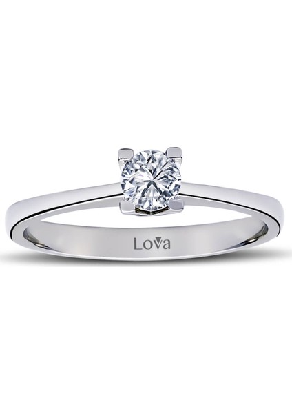 Lova E Renk 0,27 Karat Pırlanta Tektaş Yüzük 1020099