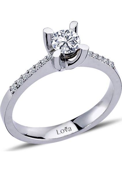 Lova Toplam 0,50 Karat Pırlanta Tektaş Yüzük 1020140