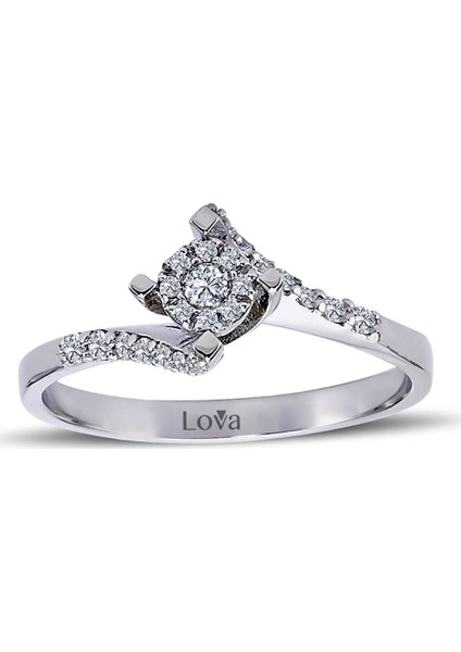 Lova 0,30 Karat Tektaş Görünümlü Pırlanta Yüzük 1020174