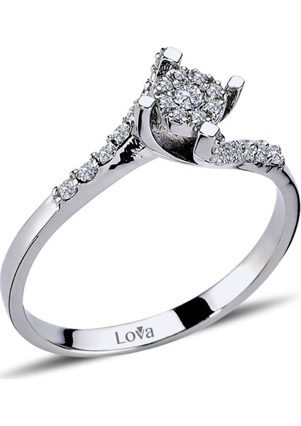 Lova 0,30 Karat Tektaş Görünümlü Pırlanta Yüzük 1020174