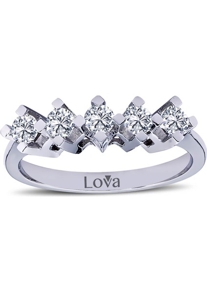 Lova 0,60 Karat Pırlanta Beştaş Yüzük 1020185