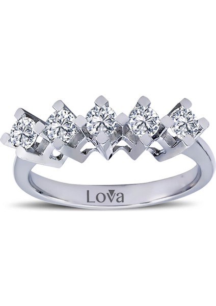 Lova 0,72 Karat Pırlanta Beştaş Yüzük 1020186