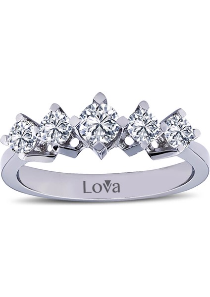 Lova 0,72 Karat Pırlanta Beştaş Yüzük 1020192