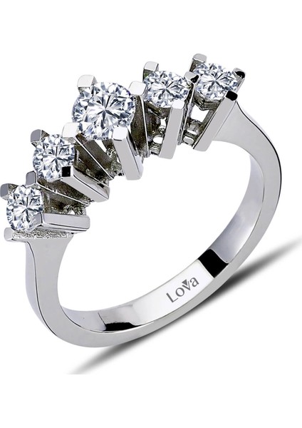 Lova 0,85 Karat Pırlanta Beştaş Yüzük 1020193