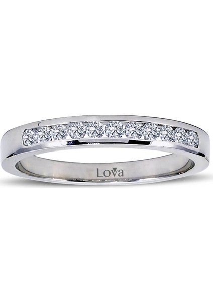 Lova 0,32 Karat Pırlanta Yarımtur Yüzük 1020216