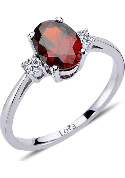 lı Oval Garnet Yüzük 1020227 fiyatları