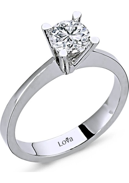 Lova G Renk 0,70 Karat Pırlanta Tektaş Yüzük 1030057