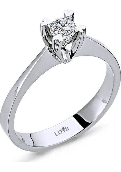 Lova E Renk 0,22 Karat Pırlanta Tektaş Yüzük 1030082 fiyatları