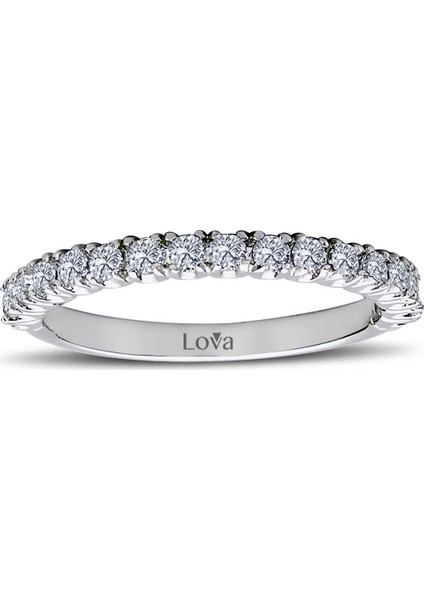 Lova 0,51 Karat Pırlanta Yarımtur Yüzük 1030144