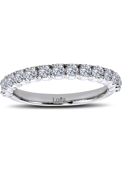 Lova 0,70 Karat Pırlanta Yarımtur Yüzük 1030145