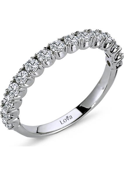 Lova 0,70 Karat Pırlanta Yarımtur Yüzük 1030145