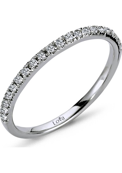 Lova 0,15 Karat Pırlanta Yarımtur Yüzük 1030148