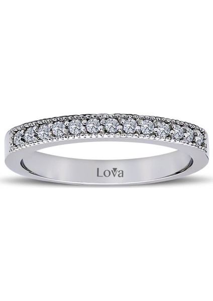 Lova 0,19 Karat Pırlanta Yarımtur Yüzük 1030151