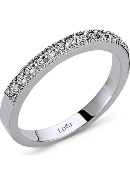 Lova 0,19 Karat Pırlanta Yarımtur Yüzük 1030151