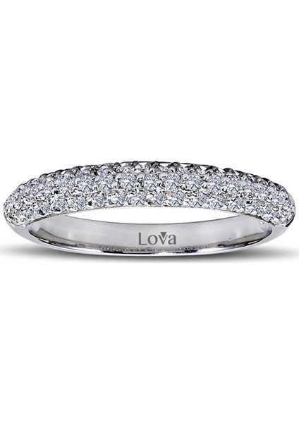 Lova 0,39 Karat Pırlanta Yarımtur Yüzük 1030155