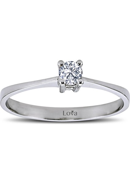 Lova G Renk 0,18 Karat Pırlanta Tektaş Yüzük 1040038