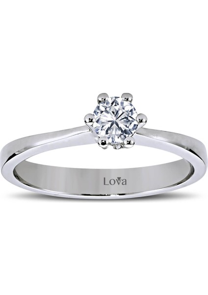 Lova G Renk 0,29 Karat Pırlanta Tektaş Yüzük 1040048