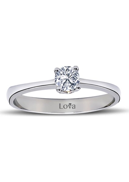 Lova F Renk 0,24 Karat Pırlanta Tektaş Yüzük 1040066
