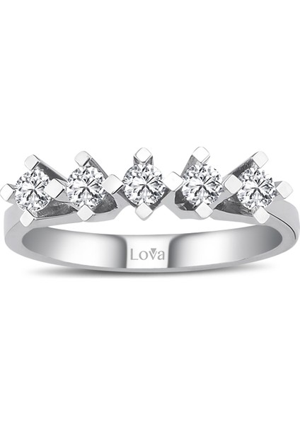 Lova 0,43 Karat Pırlanta Beştaş Yüzük 1040094