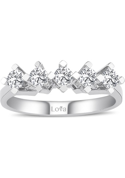 Lova 0,51 Karat Pırlanta Beştaş Yüzük 1040097