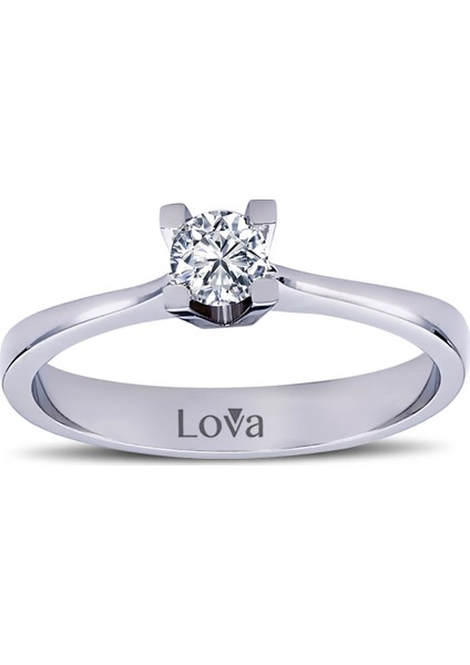 Lova F-VS1 0,24 Karat Pırlanta Tektaş Yüzük 1050013