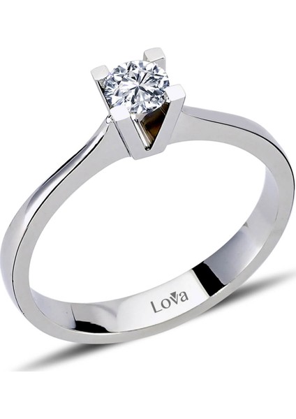 Lova F-VS1 0,24 Karat Pırlanta Tektaş Yüzük 1050013