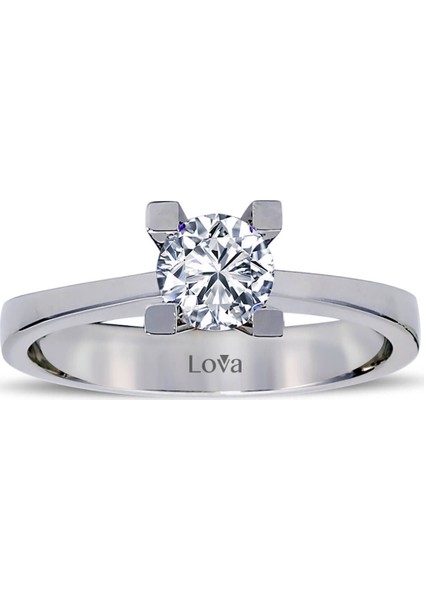 Lova F Renk 0,70 Karat Pırlanta Tektaş Yüzük 1050019
