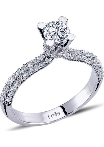 Lova Toplam 1,23 Karat Pırlanta Tektaş Yüzük 1050167