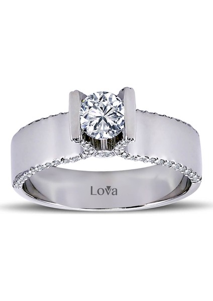 Lova Toplam 0,76 Karat Pırlanta Tektaş Yüzük 1050168