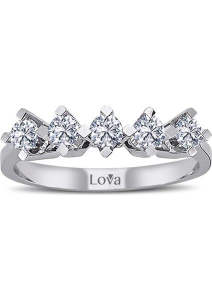 Lova G Renk 0,50 Karat Pırlanta Beştaş Yüzük 1050188