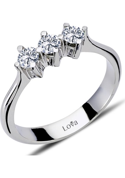 Lova 0,45 Karat Pırlanta Tria Yüzük 1050206 fiyatları