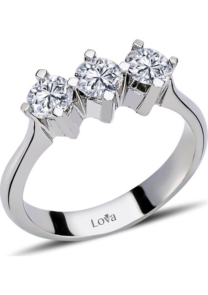Lova 1 Karat Pırlanta Tria Yüzük 1050207