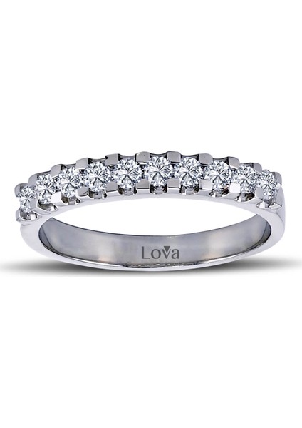 Lova 0,48 Karat Pırlanta Yarımtur Yüzük 1050209