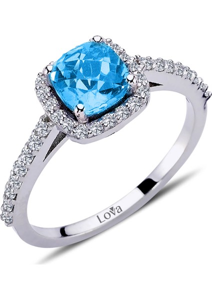 lı Kuşin Blue Topaz Yüzük 1050217 fiyatları