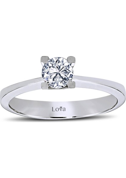 Lova G Renk 0,46 Karat Pırlanta Tektaş Yüzük 1060012